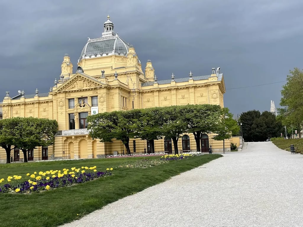 Art Pavillion In Zagreb