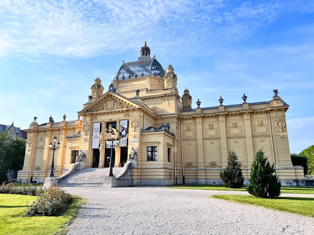 Art Pavillion In Zagreb