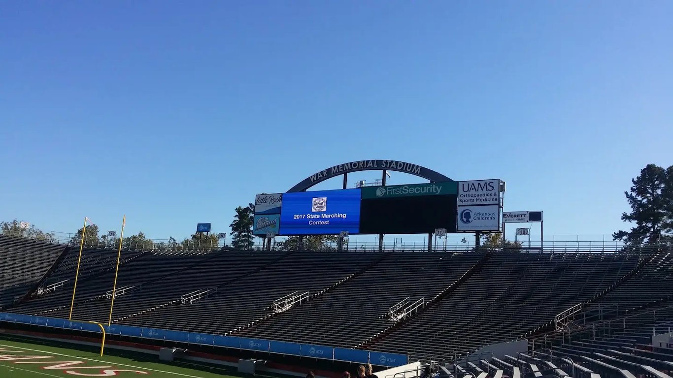 War Memorial Stadium Little Rock
