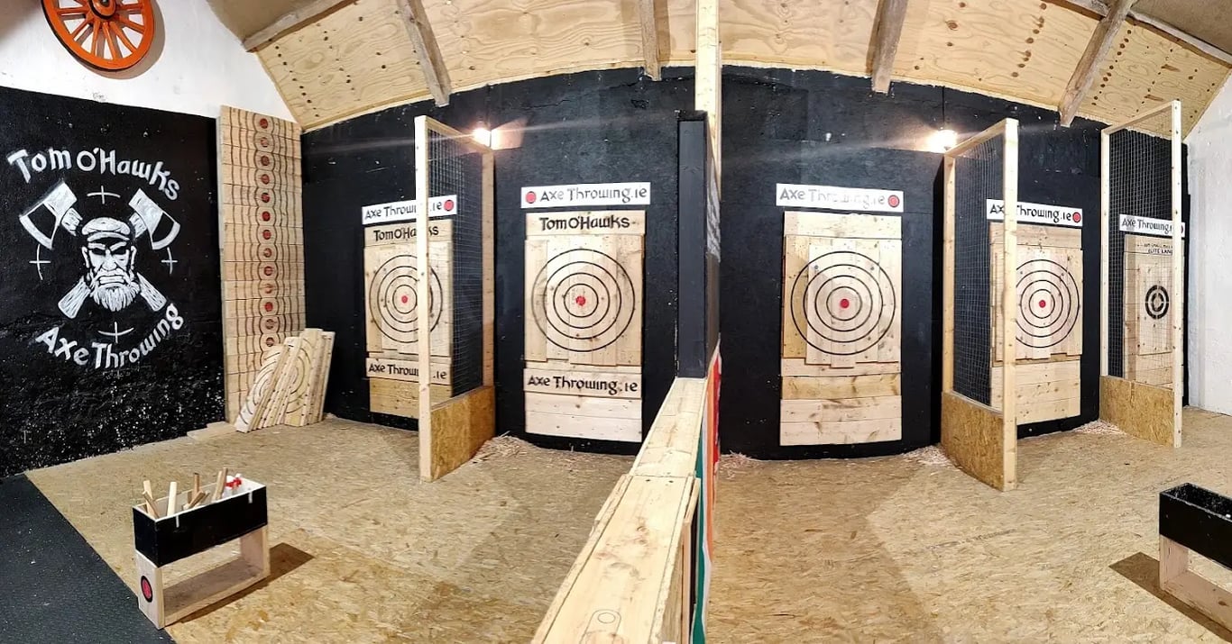 Tom O' Hawks Indoor Axe Throwing Galway
