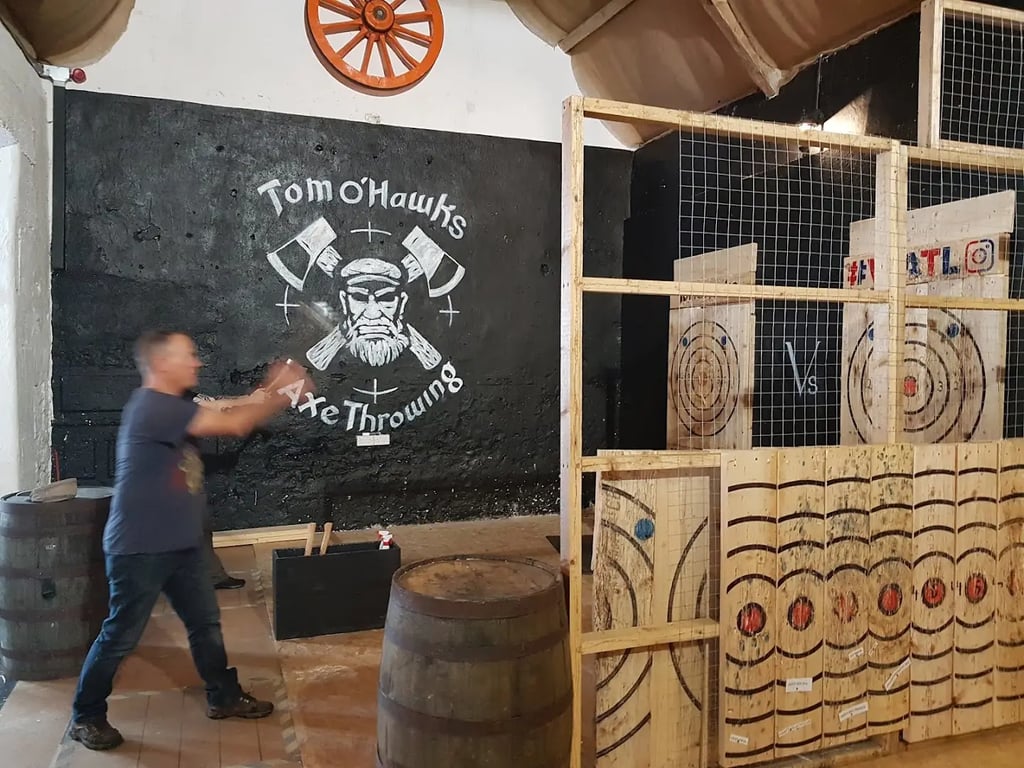Tom O' Hawks Indoor Axe Throwing Galway