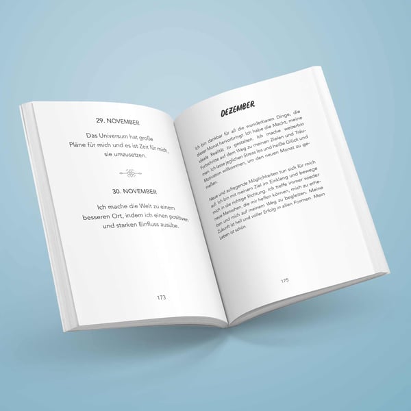Ein Jahr in Affirmationen - Positive Impulse für jeden Tag - Jetzt erhältlich als Taschenbuch und gebundene Ausgabe