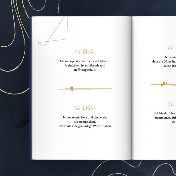 Ein Jahr in Affirmationen - jetzt als gebundene Ausgabe
