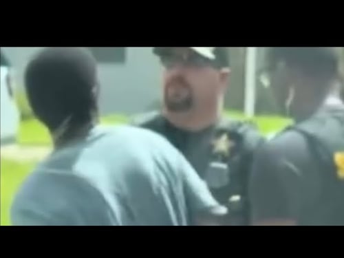 GUY SLAPS POLICE OFFICER AND TAKES GIRL CAR