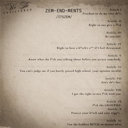 Zem This, Zem That: ZEMENDMENTS