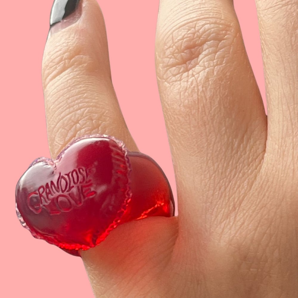 'Grandiose Love' 3D-Printed Heart Ring