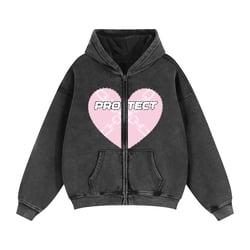 PROTECT YOUR HEART ZIP HOODIE