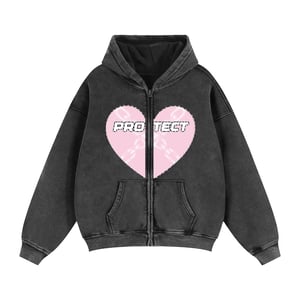 PROTECT YOUR HEART ZIP HOODIE