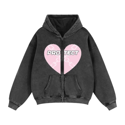 PROTECT YOUR HEART ZIP HOODIE
