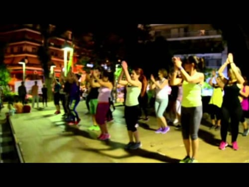 ZUMBA FLASHMOB FUEGO F.D.C.  ATHENS 2