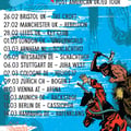 UK/EU tour announced for 26/02 -14/03