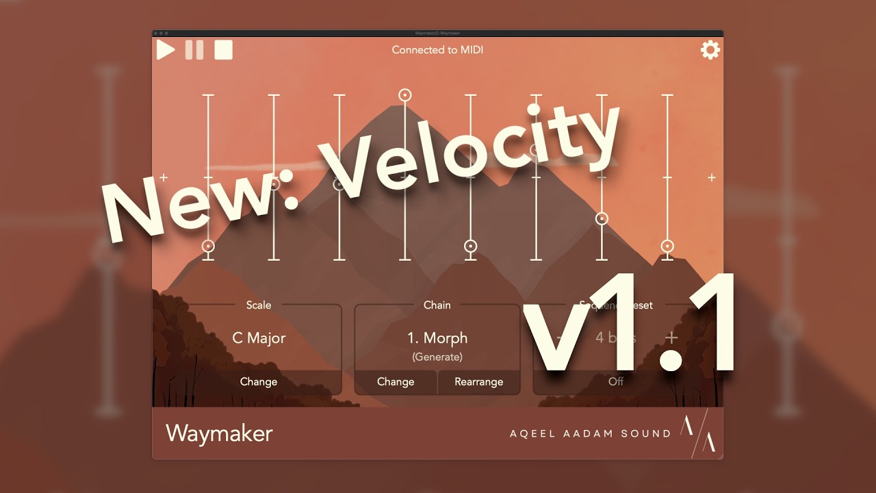 Animated melodies: Waymaker's new Velocity utility (v1.1 Update)