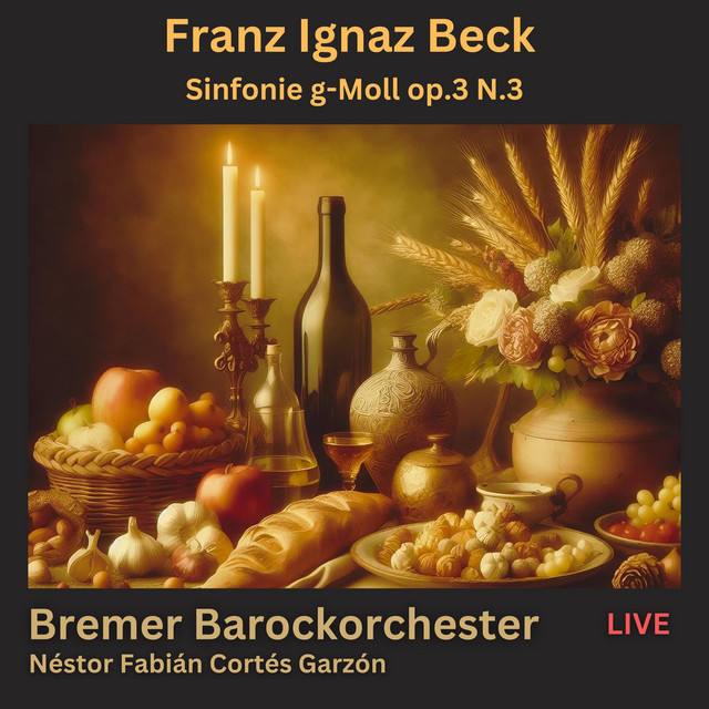 Franz Ignaz Beck Sinfonie g-moll op.3 n.3 Bremer Barockorchester Nestor Fabian Cortes Garzon LIVE