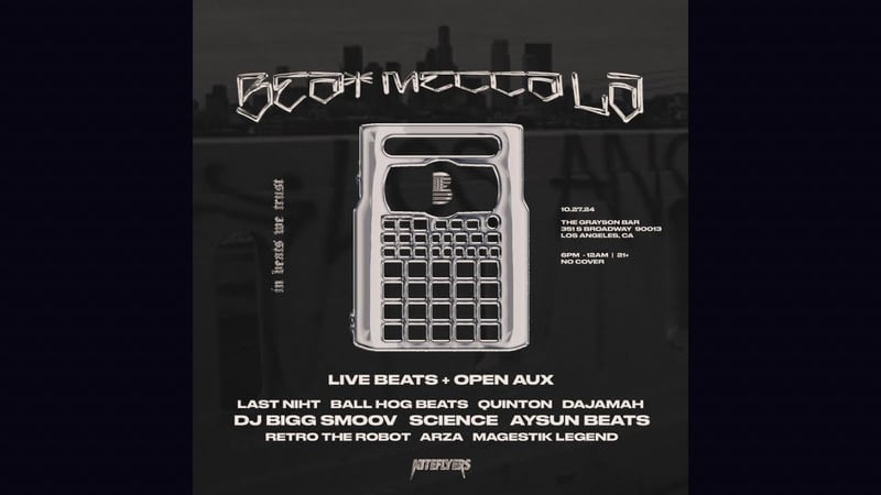 Ball Hog Beats Beat Mecca LA  BeatSet 10.27.24