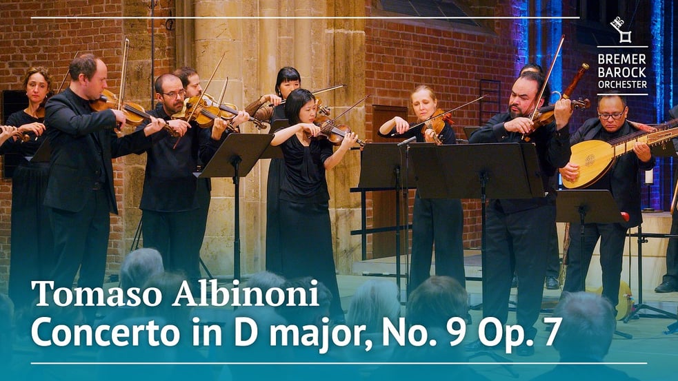 Tomaso Albinoni: Concerto in D major, Op 9 No. 7 / Adagio in G minor