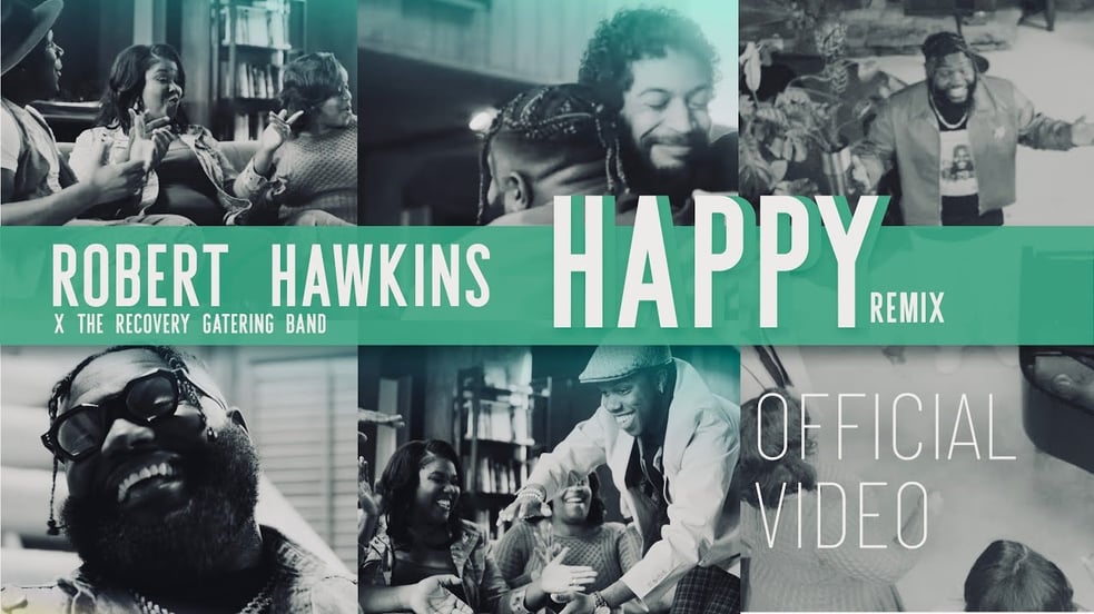 “Happy (Remix)” – Robert Hawkins x The Recovery Gathering Band (Official Music Video)