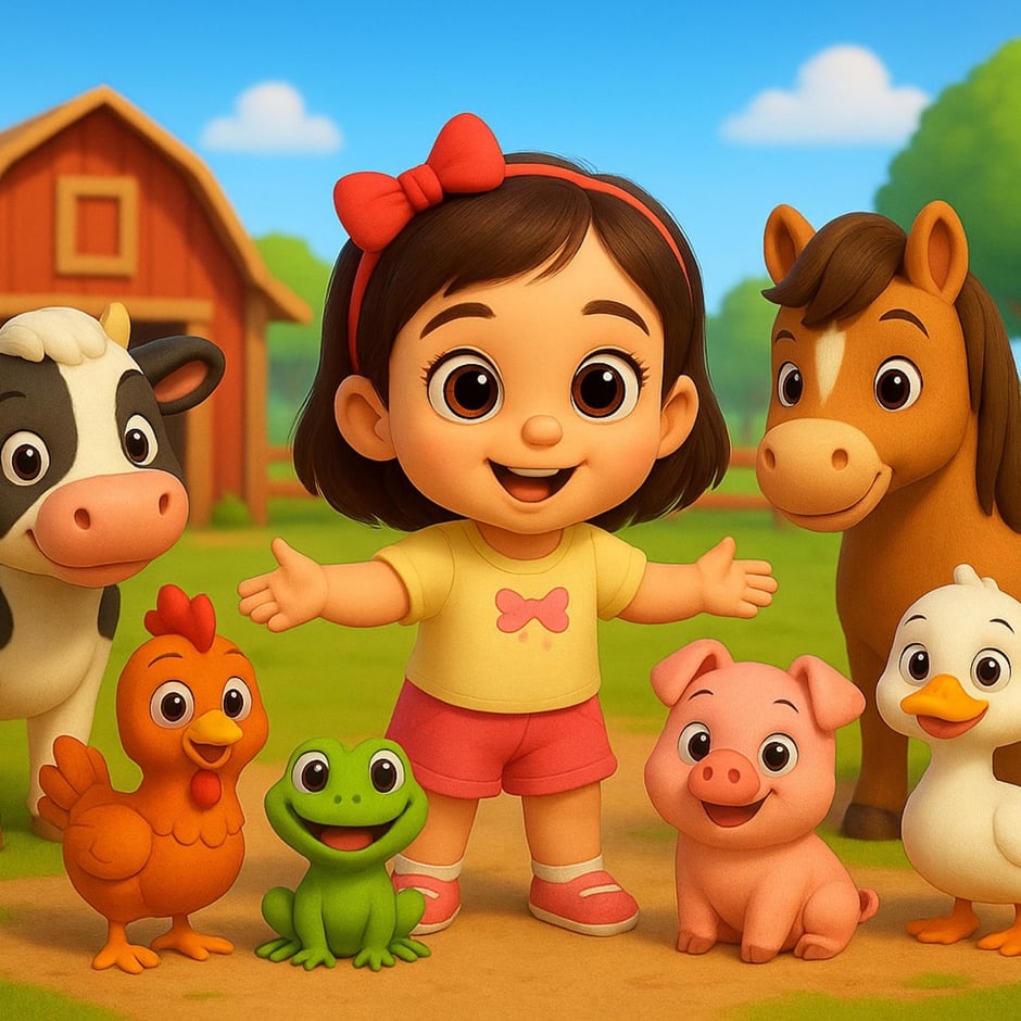 Farm Boom Boom Olivia Languages & Friends!