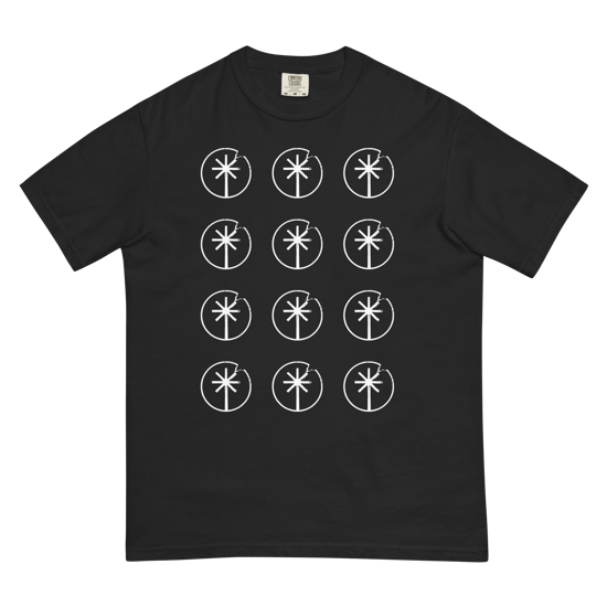 Juno Logo Unisex garment-dyed heavyweight t-shirt