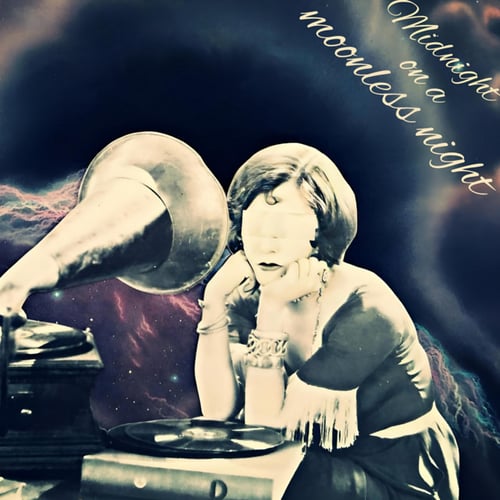 midnight on a moonless night