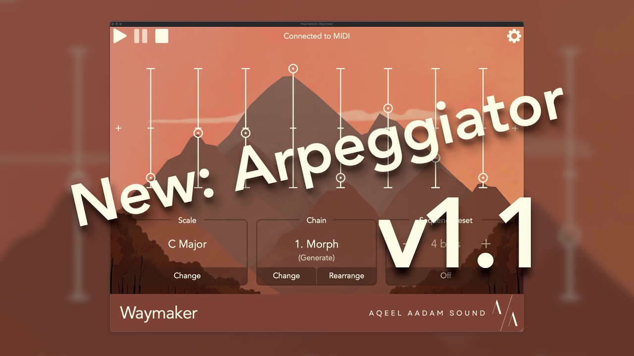 Introducing the Arpeggiator in Waymaker (v1.1)