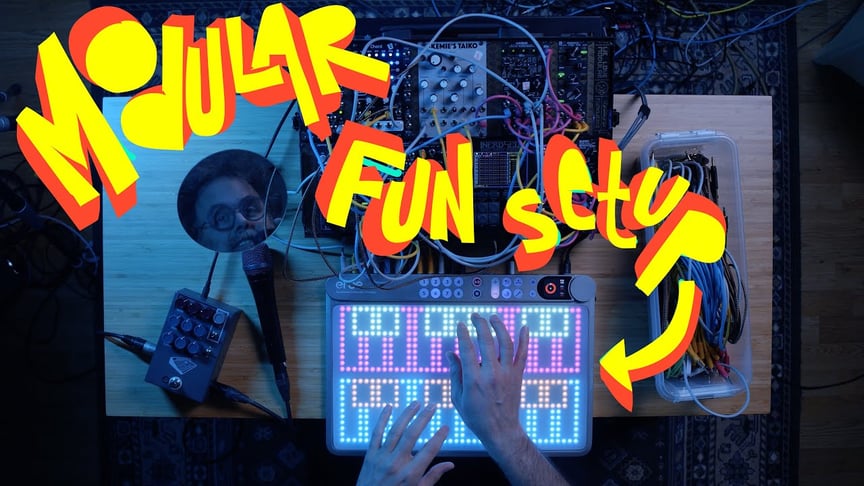 Eurorack with Erae 2 - Fun factor multiplier