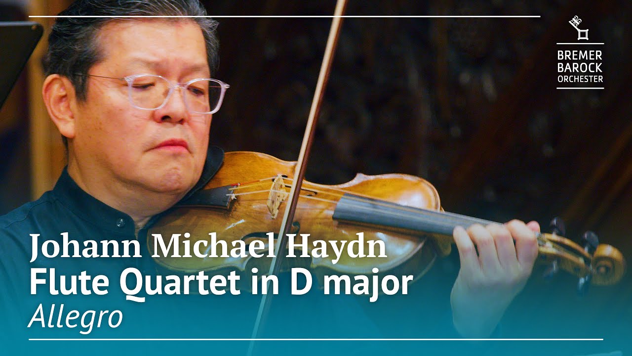 Johann Michael Haydn: Flute Quartet in D major, P 117, Allegro