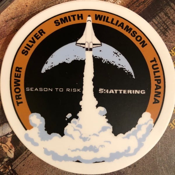 2019 Shattering Mission vinyl sticker image