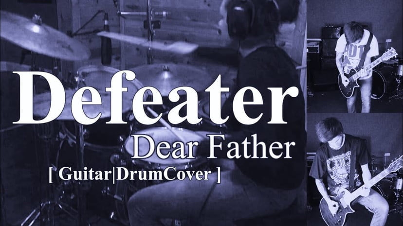 Defeater - Dear Father (Brittany Macc Drum|Guitar Cover Feat. David Rockenhella) image