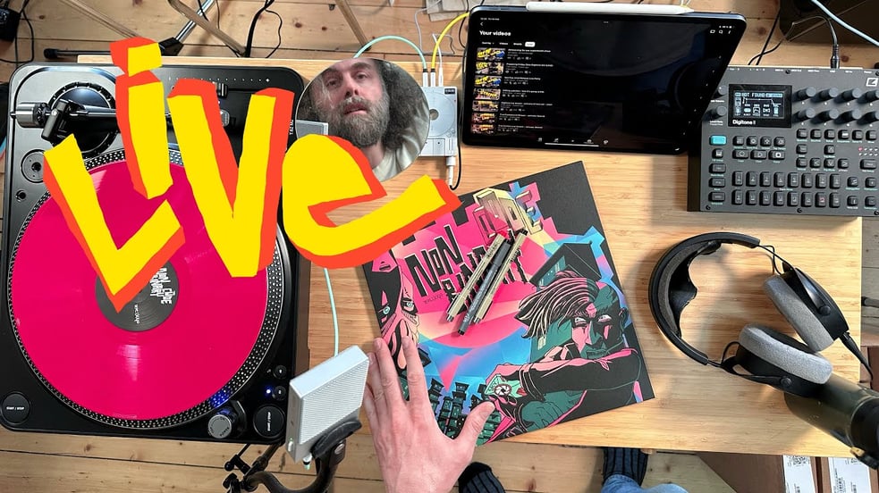 Comparing vinyl to digitone original, signing, long chill hangout