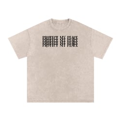 Acid Wash Oversize "Protect My Peace" T-Shirt