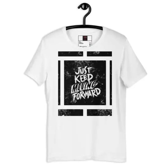 “Just Keep Moving Forward” Tee – Available at Printful