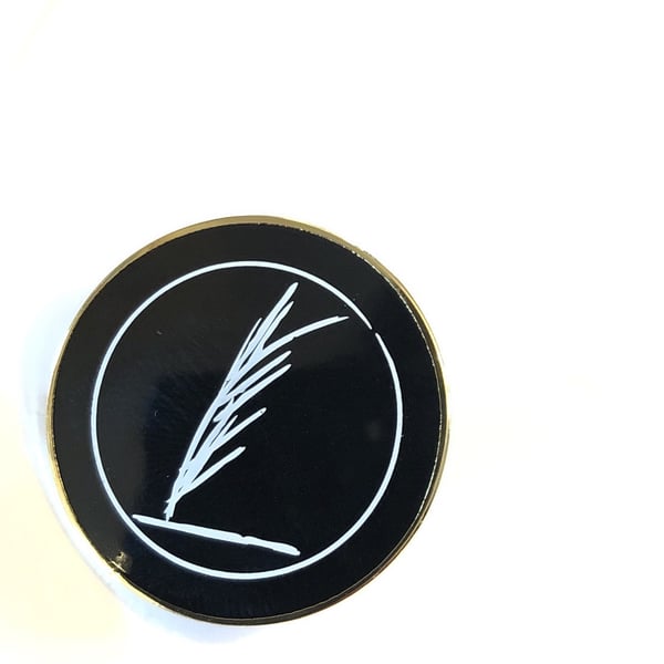 Black Feathers Hard Enamel Badge image