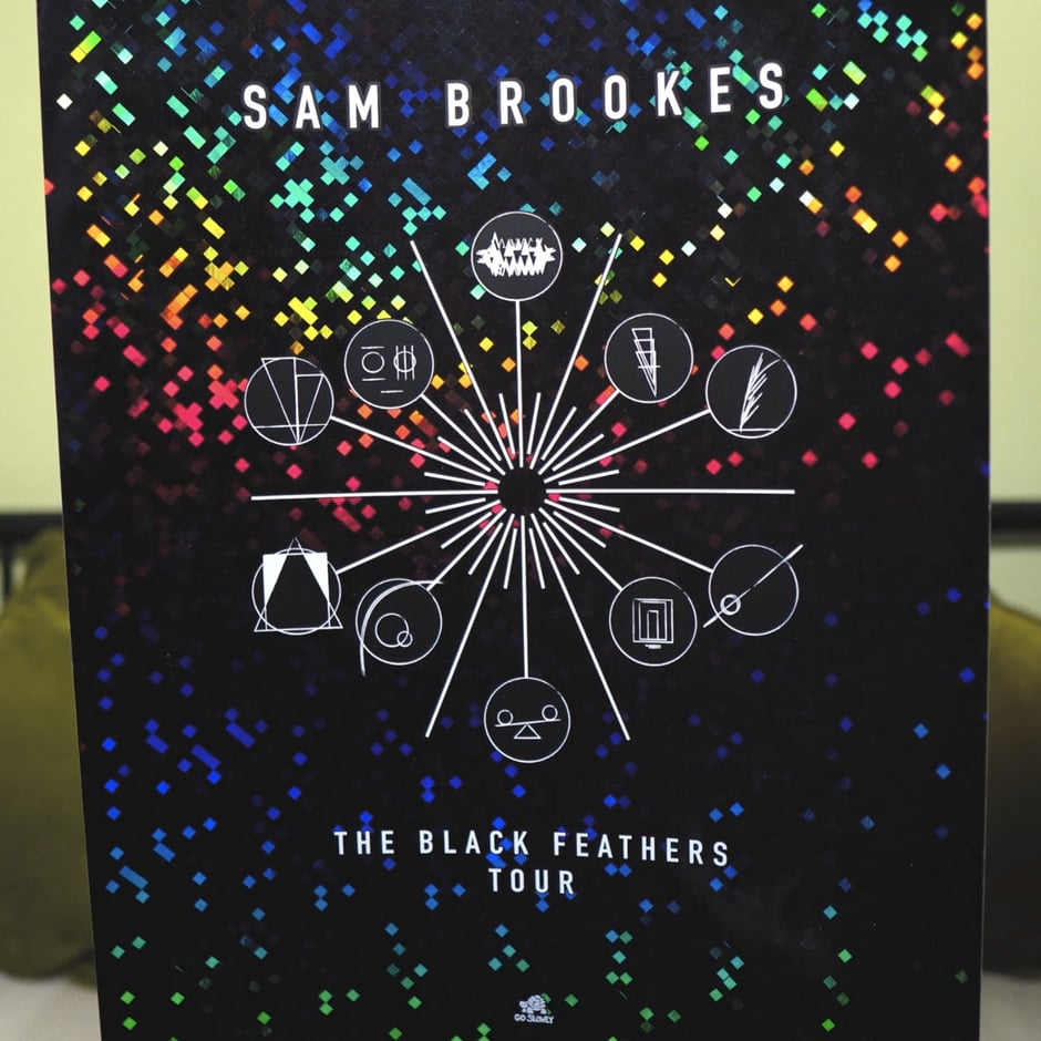 Black Feathers Tour Poster 'Limited Edition;