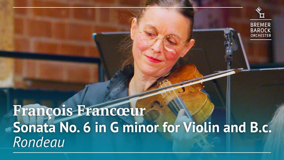 François Francœur: Sonata No. 6 in G minor for Violin and Basso Continuo, Rondeau