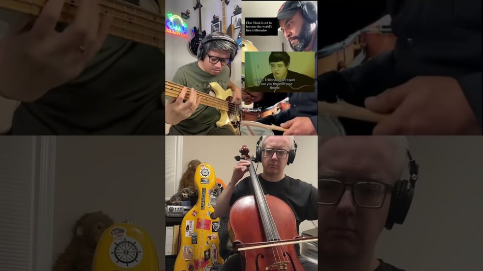 Adding cello to a Jessie Mazin song about trillionaires