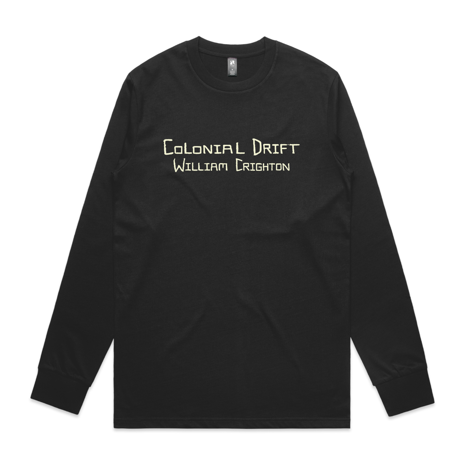 Black Long Sleeve 'Colonial Drift' Premium T-Shirt