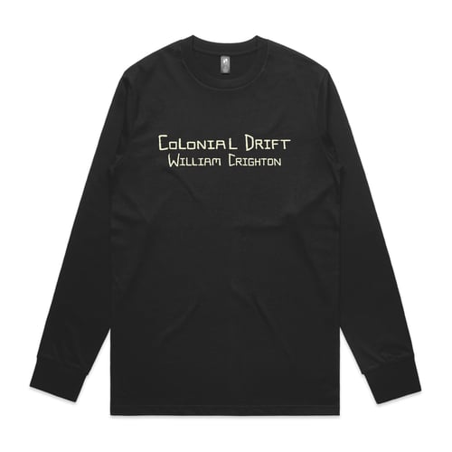 Black Long Sleeve 'Colonial Drift' Premium T-Shirt