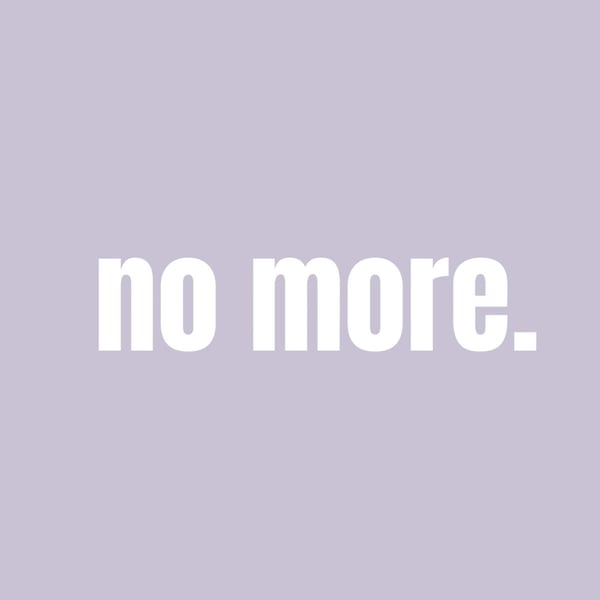 No More image