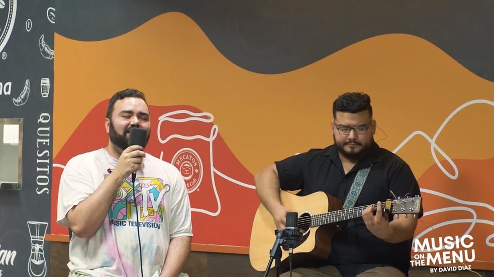 David Diaz - Is Anybody There? (Live At Mecatos Bakery & Cafe) | Music On The Menu
