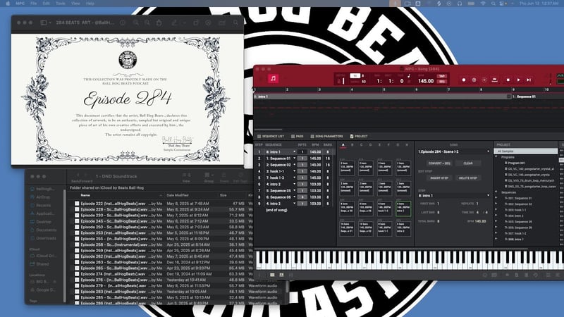 Episode 284 (Instrumental)  - Scene I & II | Soulful Sample Chop Beat | Ball Hog Beats Podcast