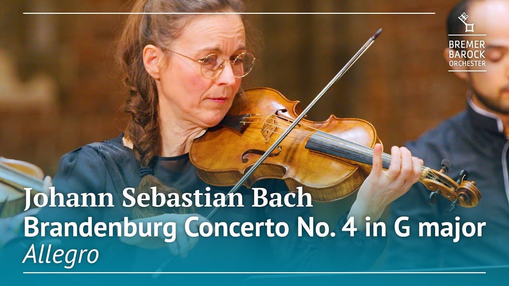 Johann Sebastian Bach: Brandenburg Concerto No. 4 in G major, BWV 1049, Allegro
