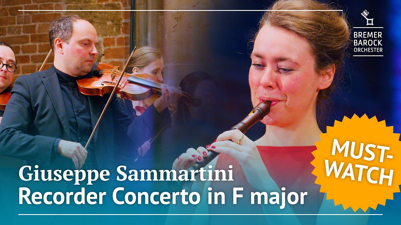 Giuseppe Sammartini: Recorder Concerto in F major – Clara Guldberg Ravn