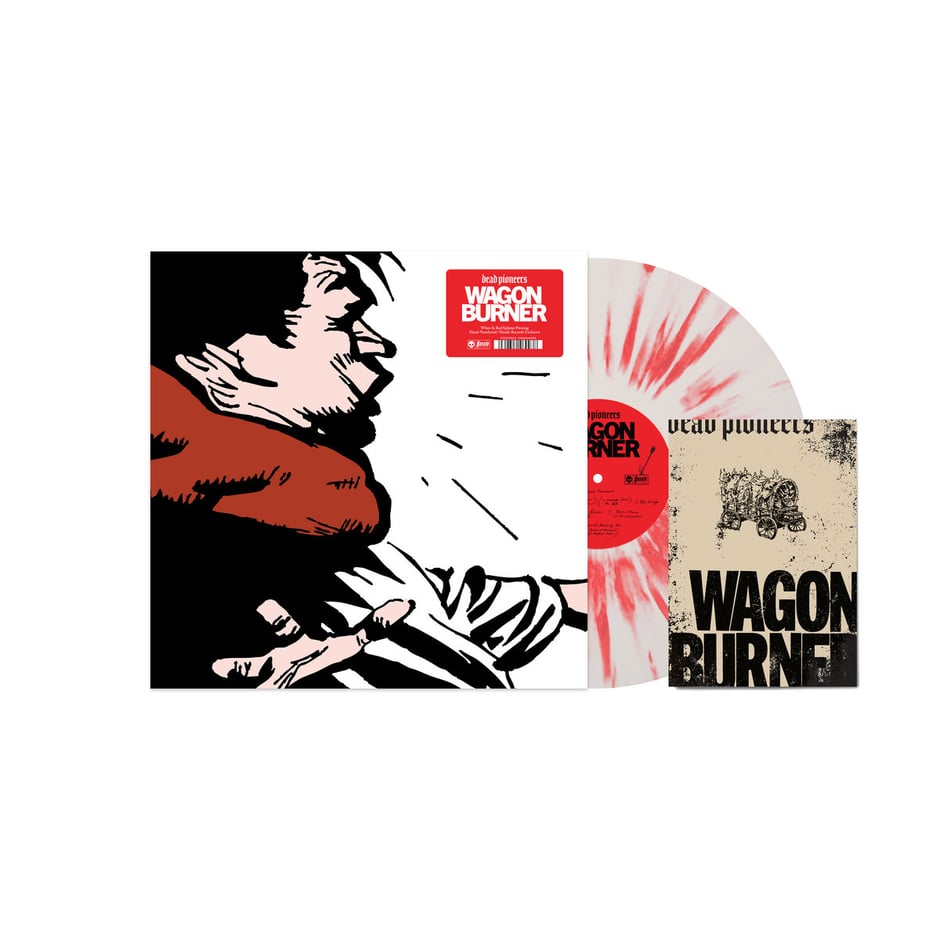 Wagon Burner - Limited Edition White w/ Red Splatter 12" Splatter Vinyl + Art Zine (Webstore Exclusive)