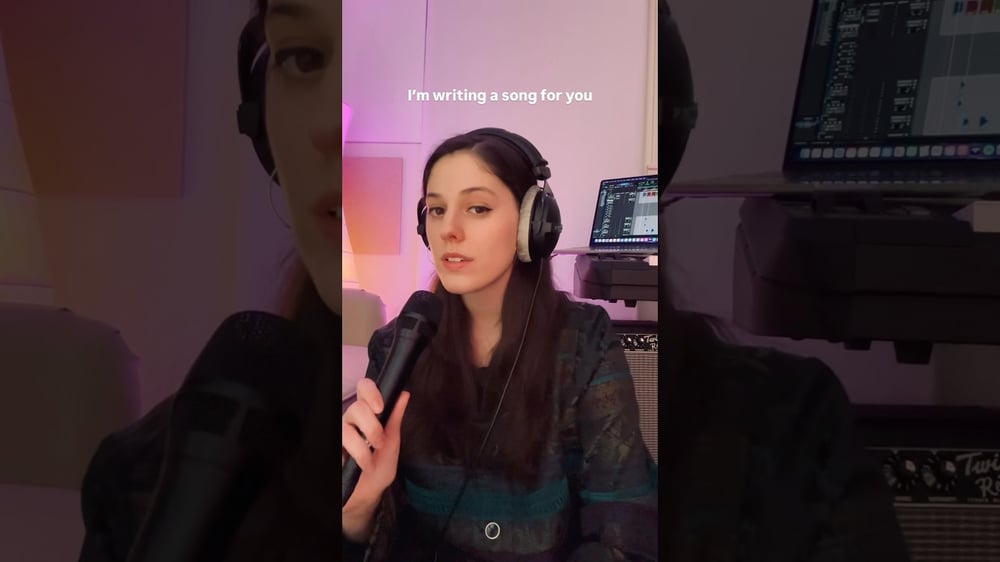 I wrote you a love song ❣️#originalsong #singersongwriter #musicproducer #lovesong #valentine