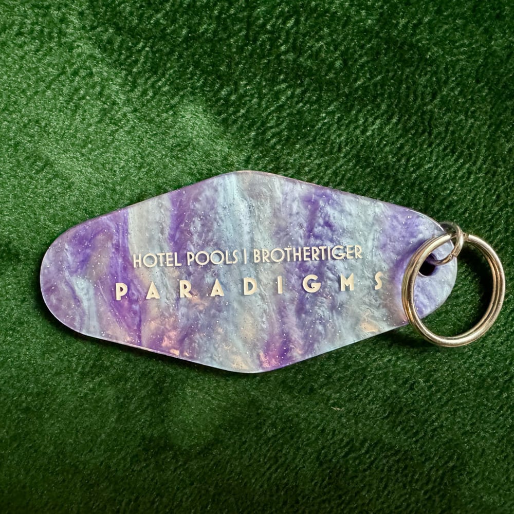 Paradigms Purple Sky Keychain