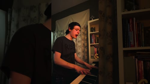 Quiet piano, loud lyrics