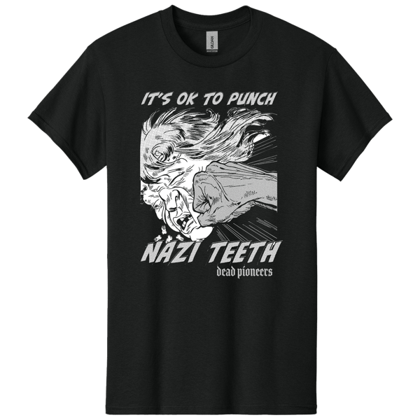 Nazi Teeth Tee image