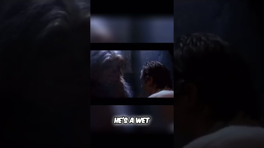 Wet Old Wookiee: A Loyal Friend's Galactic Adventure #shorts