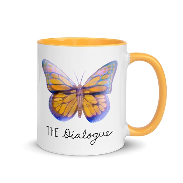 Papillon Mug with Color Inside image