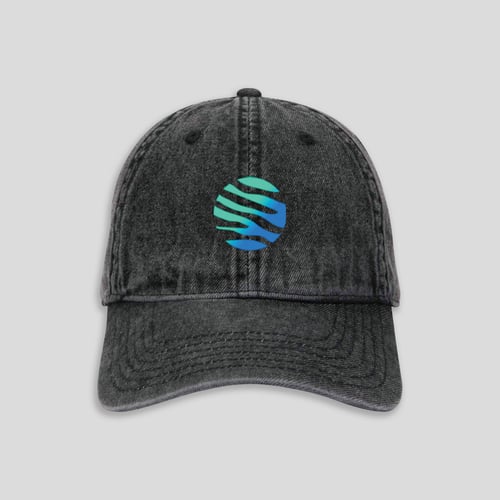 Blue/Green Tiger Stripe Hat